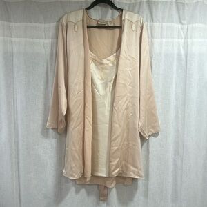 Victoria's Secret Gold Tag Beaded Slip & Robe